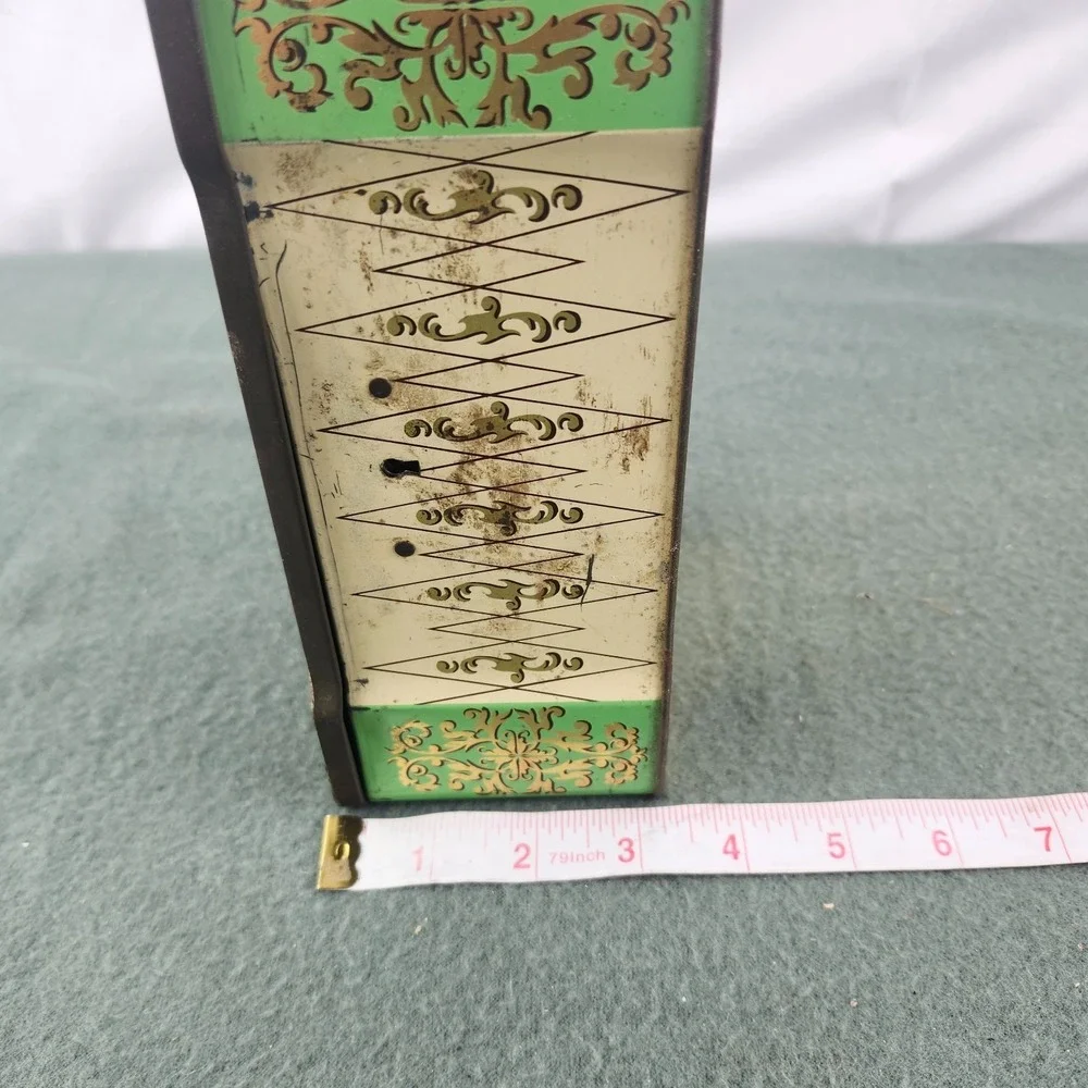 Vintage Biscuit Tin with Farming Scene Marked Great‎ Britain Biscuit Tin Rare